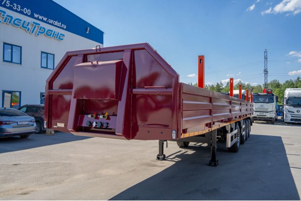 Полуприцеп бортовой ППБ 40Б-42ЛЛ-14К SEVEREST ССУ 1200, дисковые тормоза