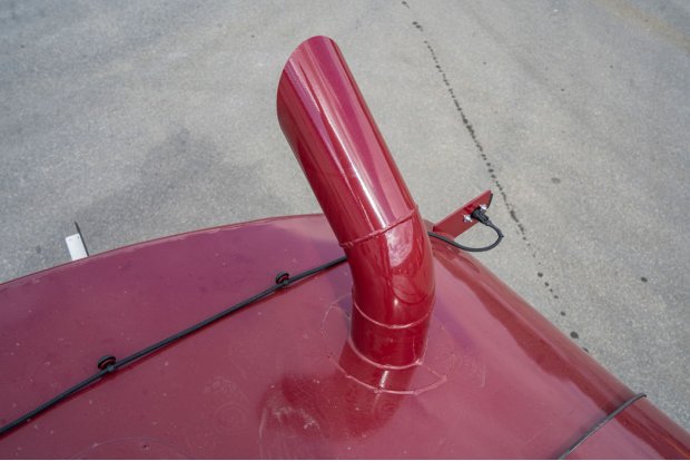 Обогрев емкости отработавшими газами