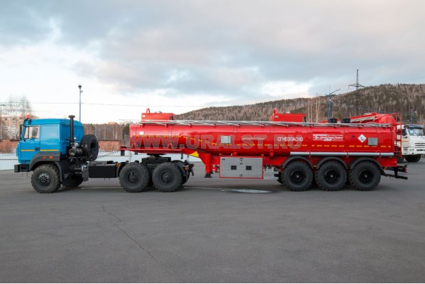 Полуприцеп цистерна ППЦ 29-32-2 УСТ 9465 рамная, пневмоподвеска УСТ 