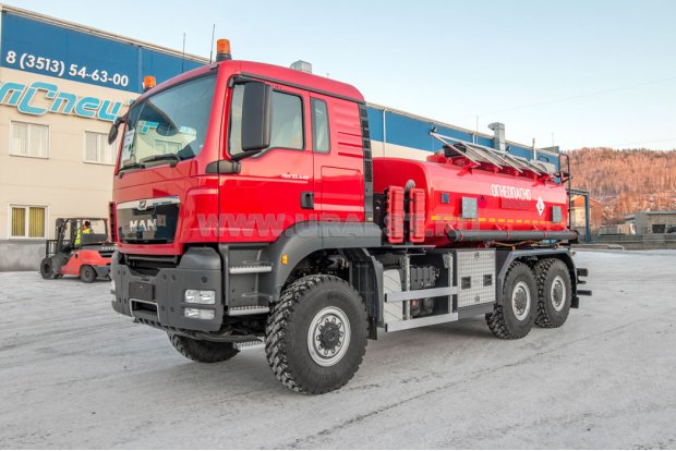 Автотопливозаправщик АТЗ-11-2 УСТ 5453 MAN TGS 33.440 6х6 BB-WW