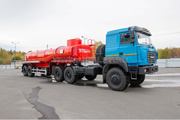 Полуприцеп цистерна нефтевоз ППЦН 23-21ПТ УСТ 9465 рамная