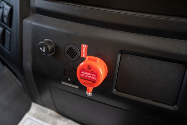 Кнопка дистанционного выключения аккумуляторов по ДОПОГ