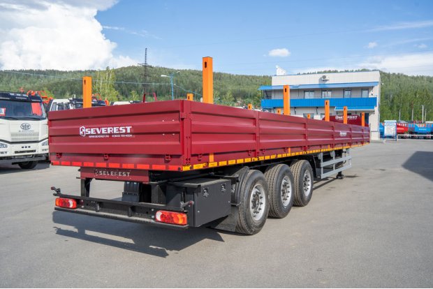 Полуприцеп бортовой ППБ 35Б-32Л-14К SEVEREST ССУ 1200, дисковые тормоза