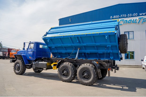 Самосвал АС 10-18 боковая УСТ 5453 Урал 4320-1951-60