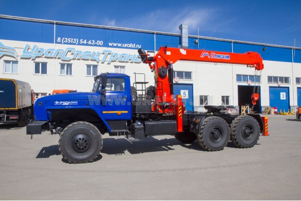 Седельный тягач с КМУ KS-2056 УСТ 5453 Урал 4320-1951-72