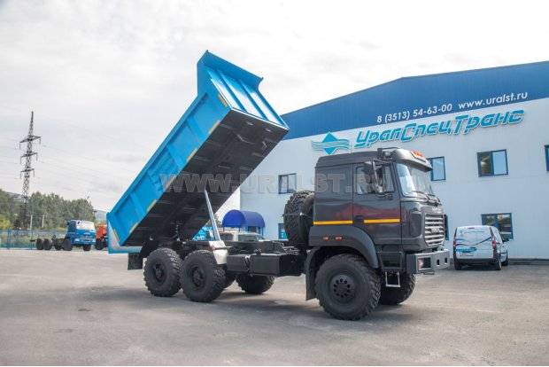 Самосвальный автомобиль 58312G Урал 55571 задняя разгрузка