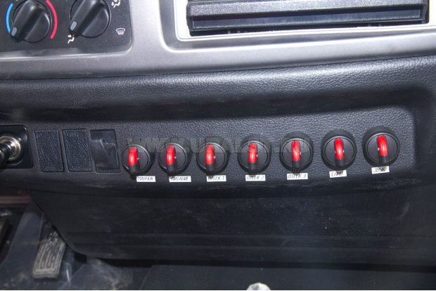 Управление насосной установкой из кабины водителя