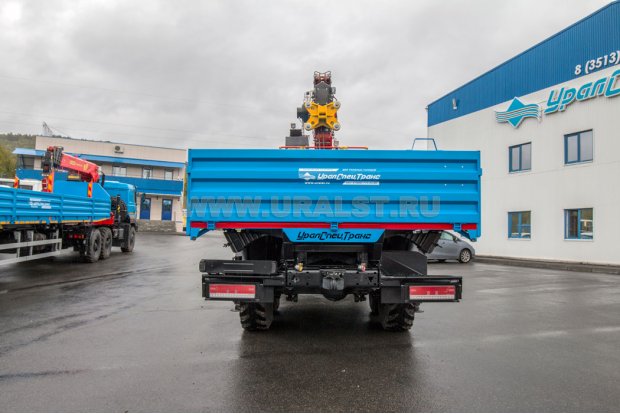 Бортовой автомобиль с КМУ ИТ-200 (тросовый, люлька) УСТ 54531J Камаз 43118-50