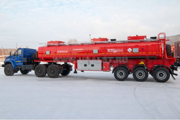 Полуприцеп цистерна ППЦ 30П-31-3НУ УСТ 9465 прямая рама, насос, УВТ