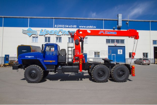 Седельный тягач с КМУ KS-2056 УСТ 5453 Урал 4320-1951-72