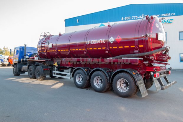 Полуприцеп цистерна вакуумная ППЦВ 30-31Д-ОД PNR BPW УСТ 9465 рамная