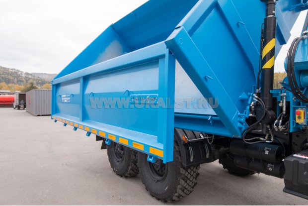 Двусторонняя разгрузка самосвала