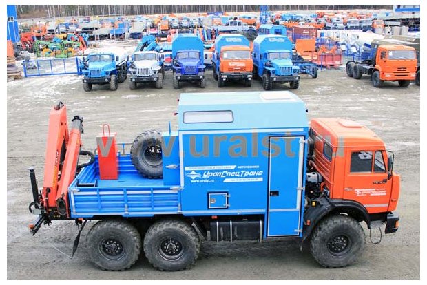 Автофургон с Palfinger PK-15500