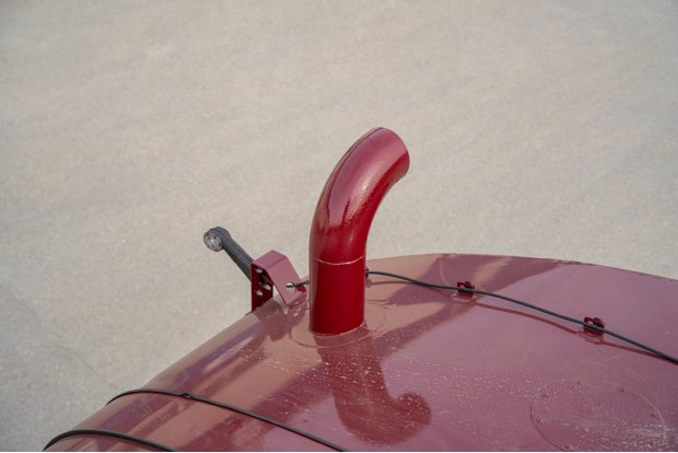 Обогрев емкости отработавшими газами