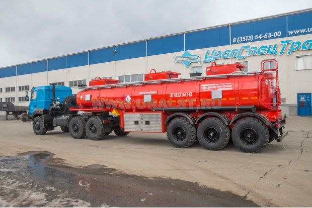 Полуприцеп цистерна ППЦ 26-31-3НУ УСТ 9465К рамная, насос, УВТ