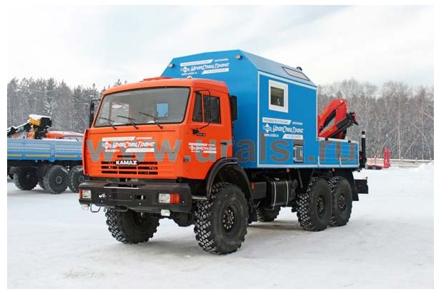 Фургон Камаз ПАРМ с Palfinger PK-8500
