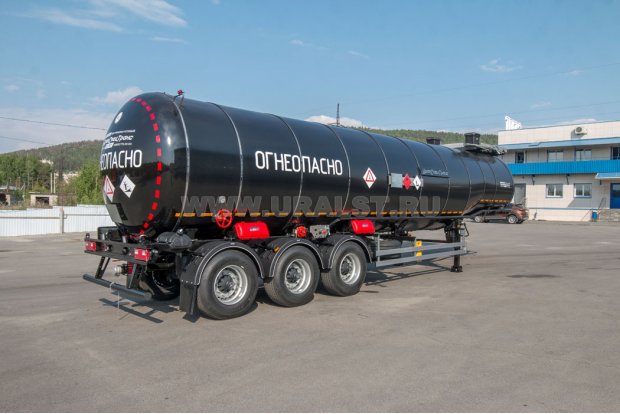 Полуприцеп цистерна битумовоз ППЦБ 38ТК-32 BPW высота ССУ 1450 мм