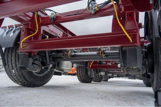 Пневматическая подвеска полуприцепа