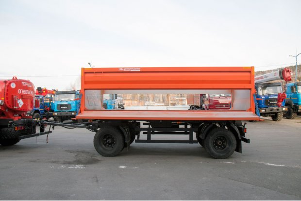 Прицеп самосвальный ПС 12-21Д-17 c разложенными боковыми бортами