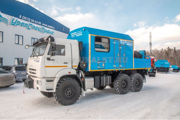 Камаз ПАРМ 53504-50 с КМУ ИМ-55