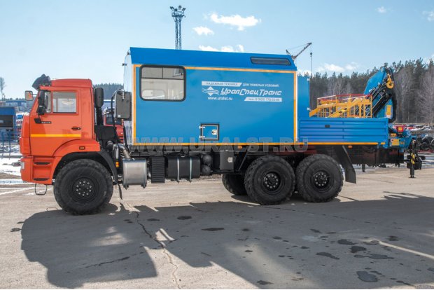 Автофургон АРОК с КМУ ИМ-150 УСТ 5453 Камаз 43118-50