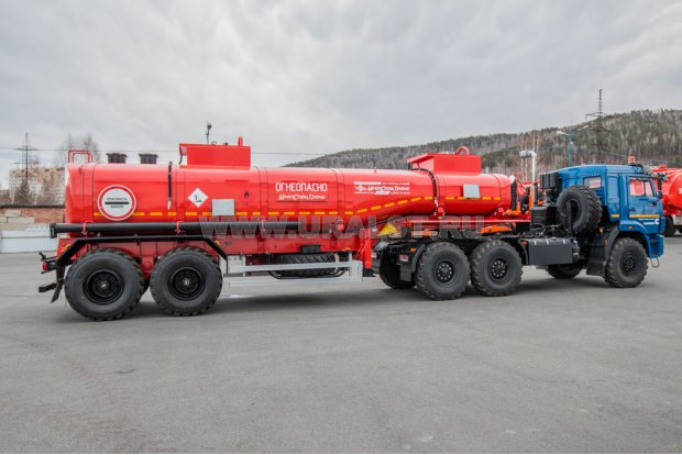 Полуприцеп цистерна ППЦ 23-21-2Н УСТ 9465 рамная, насос