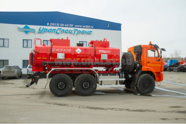 Автотопливозаправщик АТЗ-11-2 УСТ 5453 Камаз 43118-50, задний УВТ