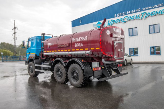 Автоцистерна АЦПТ-10Н УСТ 5453 Урал 5557-82Е5 насос, обогрев, сп. м.