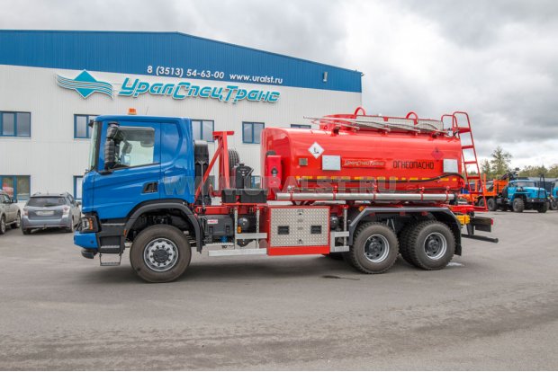 Автотопливозаправщик  АТЗ-15-2 SCANIA CP 380 B6x6HZ