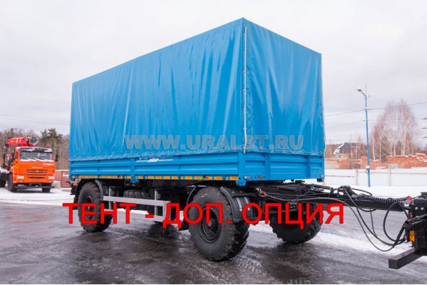 Прицеп бортовой ПБ 10-21-6 + ТЕНТ