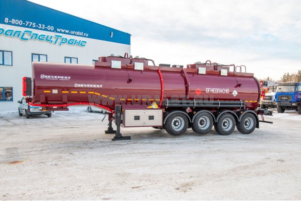 Полуприцеп-цистерна ППЦ 32К-42ЛЛ-4Р SAF SEVEREST высота ССУ 1150 мм рекуперация