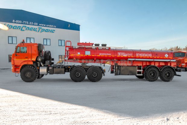 Полуприцеп-цистерна ППЦН 18П-21 ПТ УСТ 9465 рамная ССУ 1400