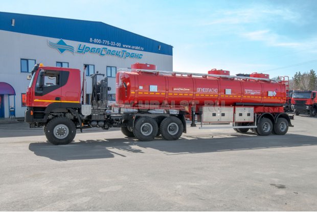 Тягач АМТ N.V. 632910 (6х6) + Полуприцеп цистерна ППЦ 35П-24Д-3