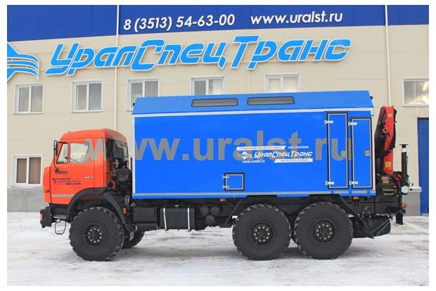 Автофургон с КМУ