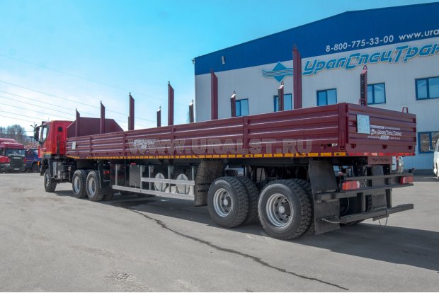 Тягач АМТ N.V. 632910 [шины 315-80R22.5] + Полуприцеп-контейнеровоз ППК 50-24Д-12КБ