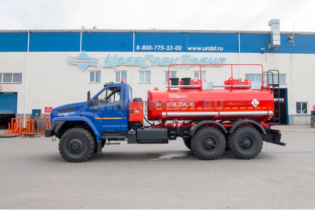 Автотопливозаправщик АТЗ-11-2Б УСТ 5453 Урал NEXT 4320-6951-74Г38 доработка под ДОПОГ