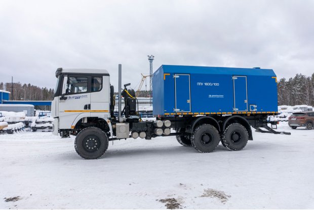 ППУА 1600/100 УСТ 5453 SHACMAN SX32586V385 6х6, 14R20, база 4575мм насос Kopper Pumps 