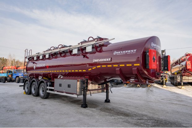 Полуприцеп-цистерна ППЦ 32К-32Л-5 SEVEREST высота ССУ 1250 мм
