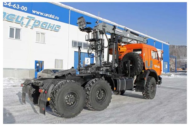 Седельный тягач Камаз с КМУ СФ-85С