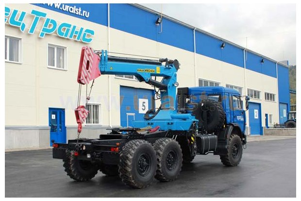 Седельный тягач Камаз с КМУ ИМ-240А