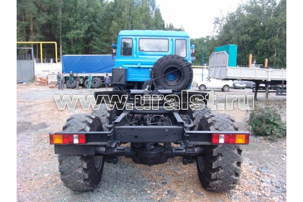 Седельный тягач Урал, гидрофикация