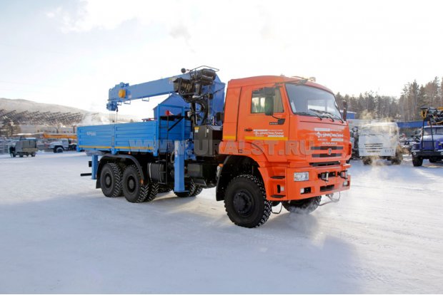 Бортовой Камаз 65225-43 с КМУ DongYang SS2725LB