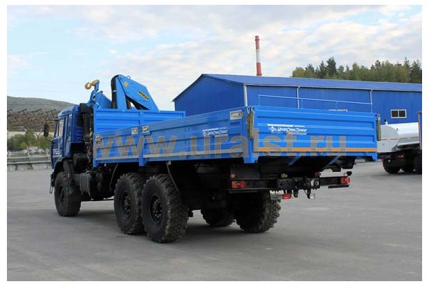 Бортовой автомобиль Камаз с КМУ