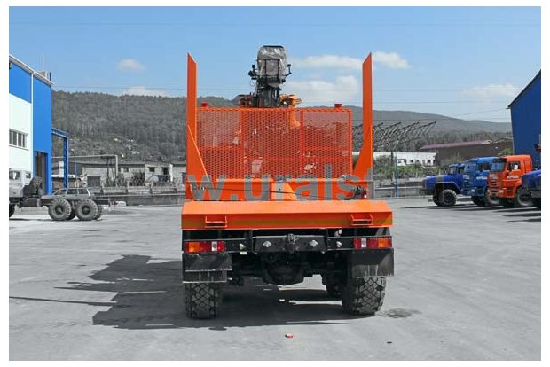 Лесовозный Урал 55571-40 с ГМ СФ-85С