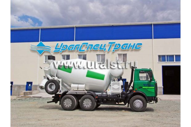Автобетоносмеситель 9DA на шасси МАЗ 551605