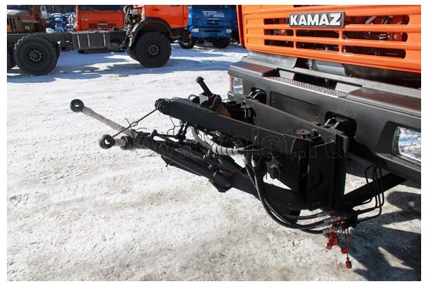 Крепление переднего отвала на МД Камаз