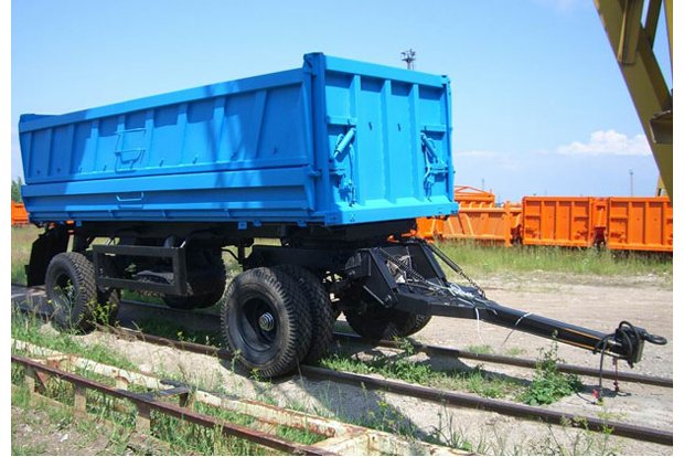 самосвальный прицеп 