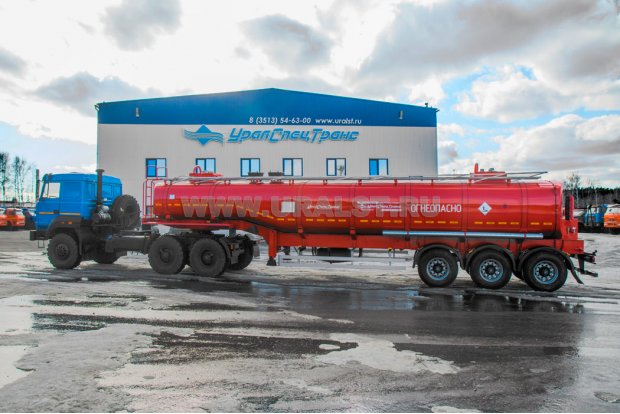 Полуприцеп цистрена нефтевоз ППЦН 30Т-31ПТ УСТ 94651K