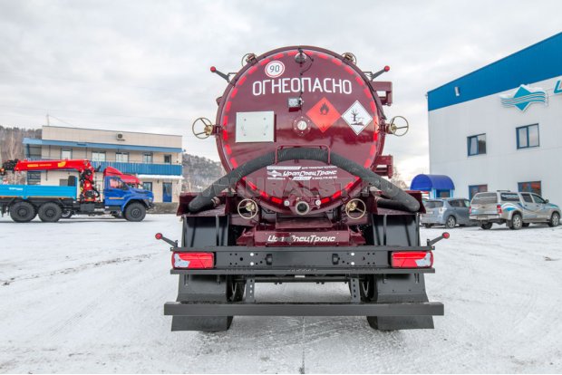 Полуприцеп цистерна вакуумная ППЦВ 17-21-ОД PNR УСТ 9465 рамная