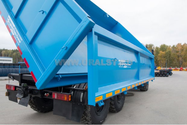 Двусторонняя разгрузка самосвала